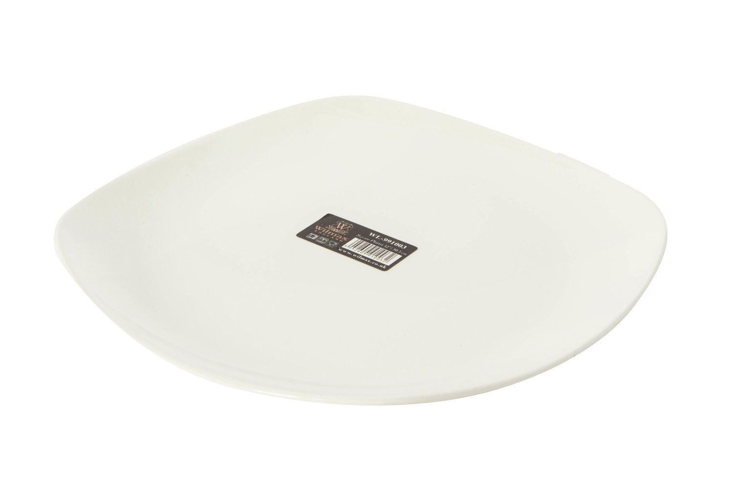 Set of 3 Fine Porcelain Square Platters | Zigeze