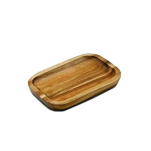 Set of 6 Acacia 6" Rectangle Serving Trays | Zigeze