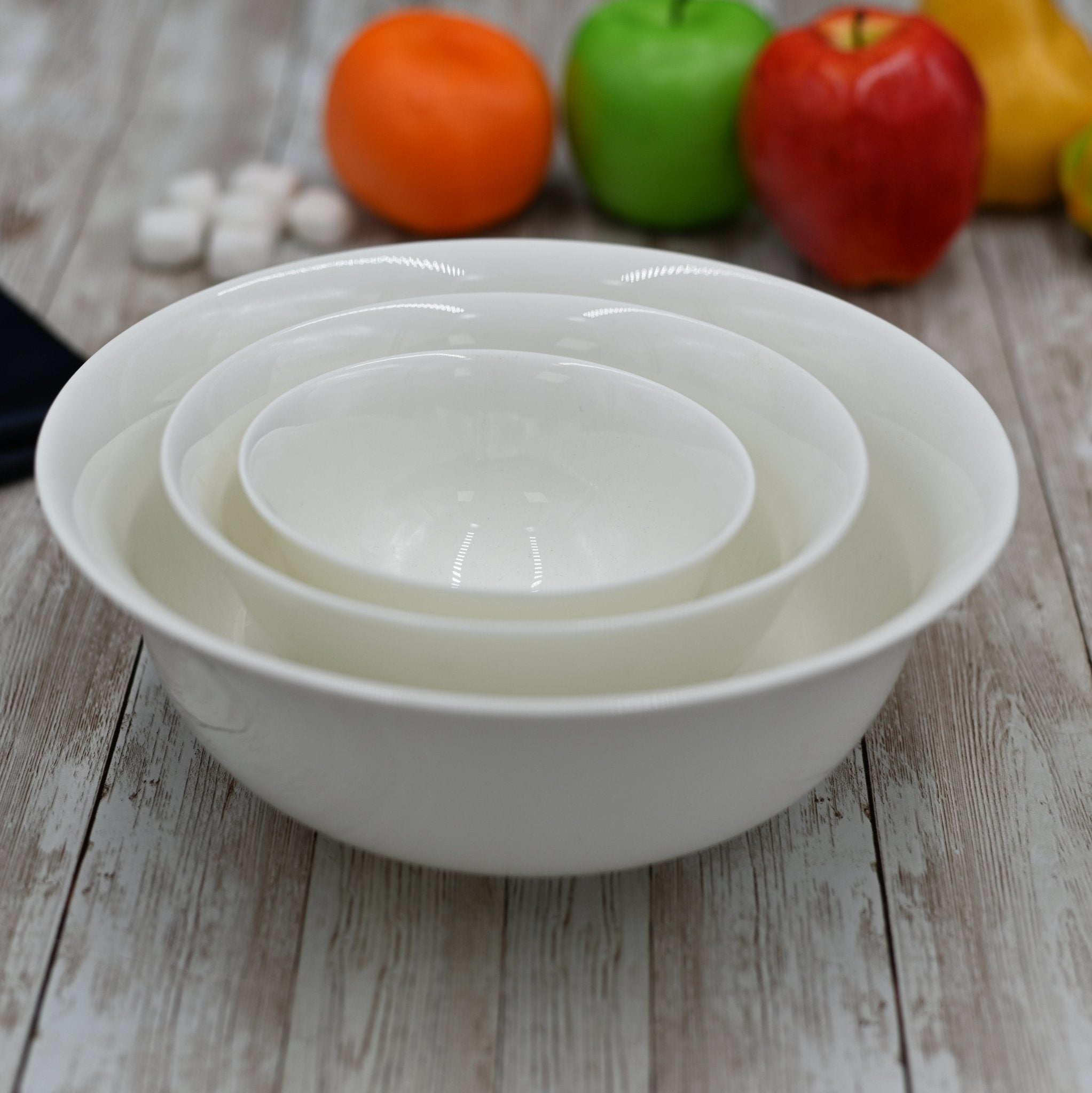 Set of 6 Fine Porcelain Bowls 20 Oz. | Zigeze