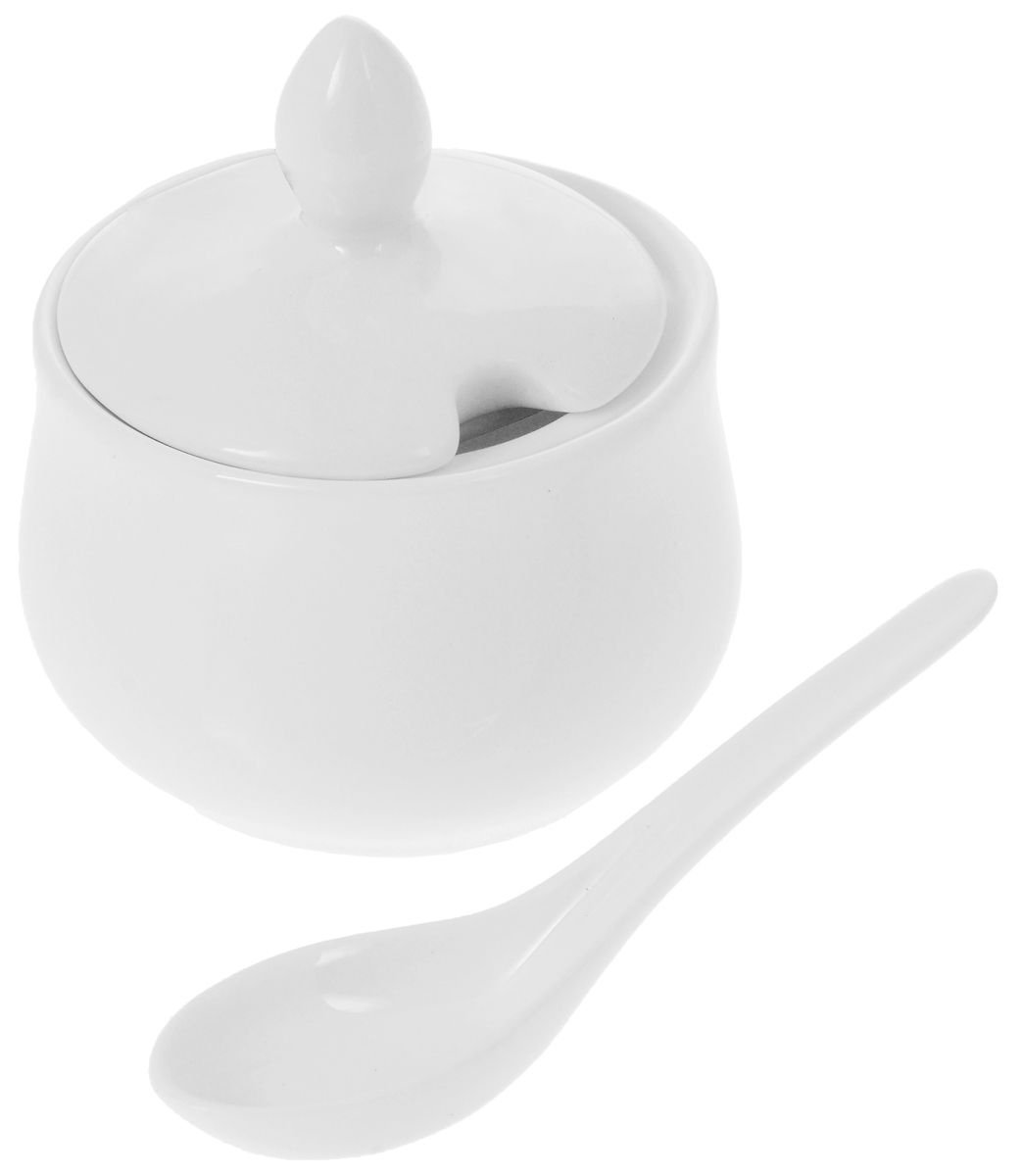 Set of 6 Fine Porcelain Condiment Pots With Spoon | Zigeze