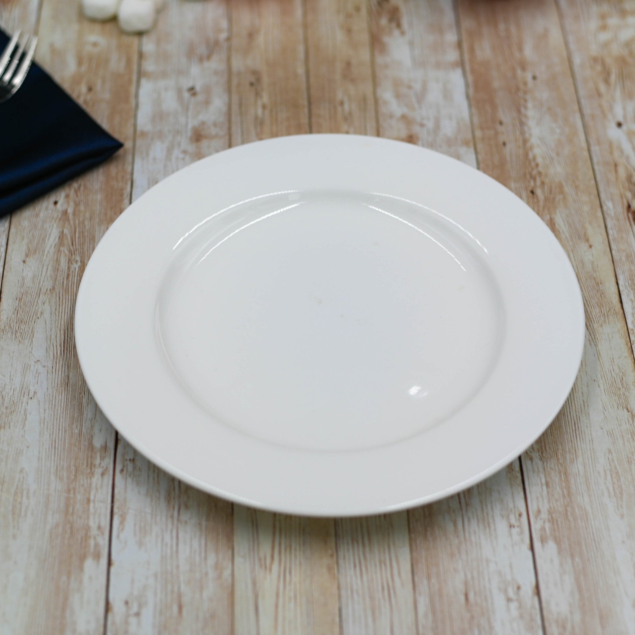 Set of 6 Fine Porcelain Dinner Plates 9" | Zigeze