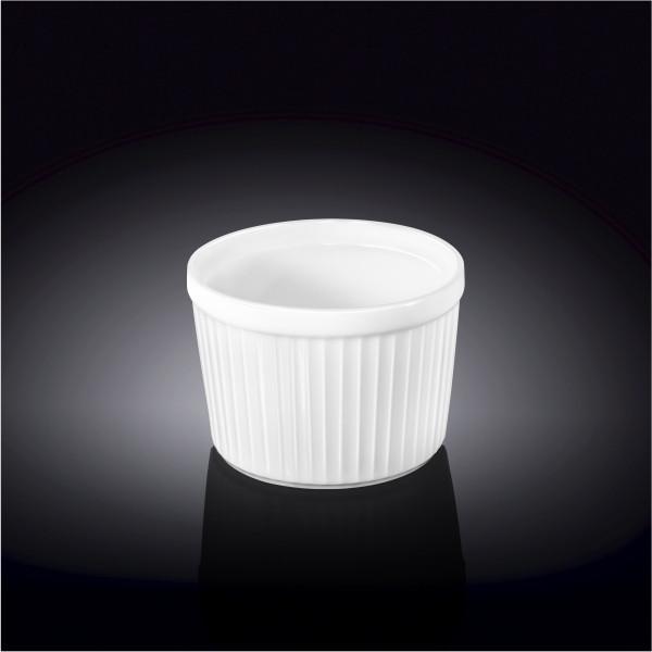 Set of 6 Fine Porcelain White Ramekins | Zigeze