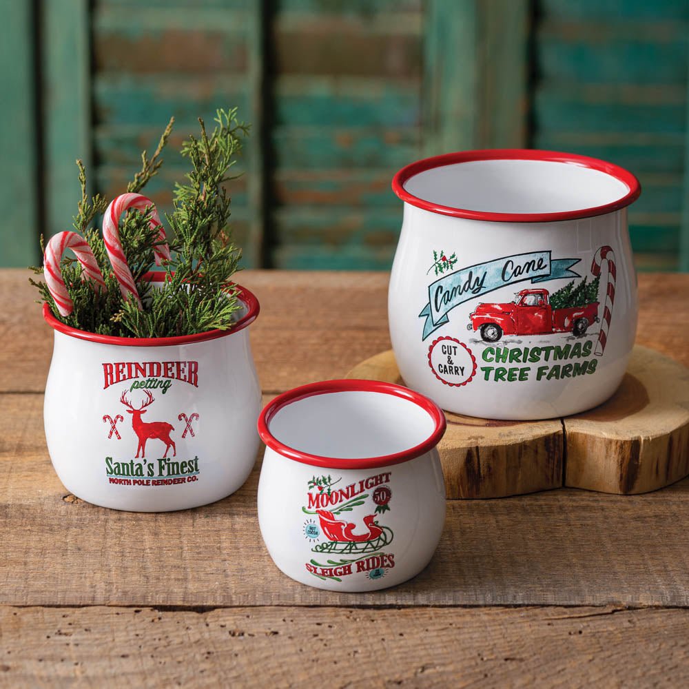 Set of Three Holiday Bowls | Zigeze