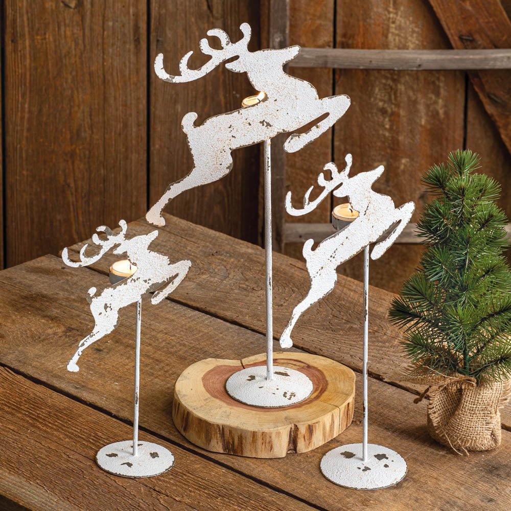 Set of Three Metal Reindeer | Zigeze