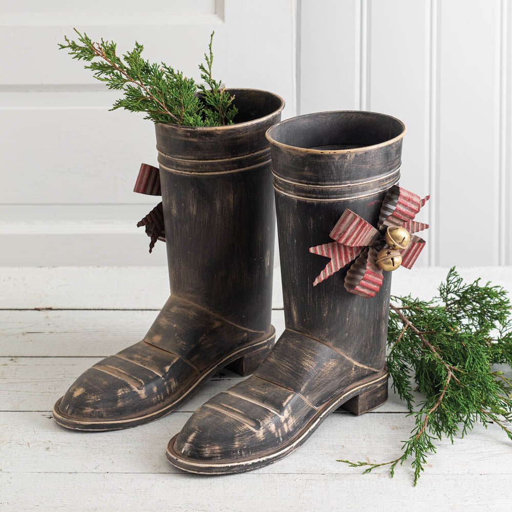 Set of Two Santa Boots | Zigeze