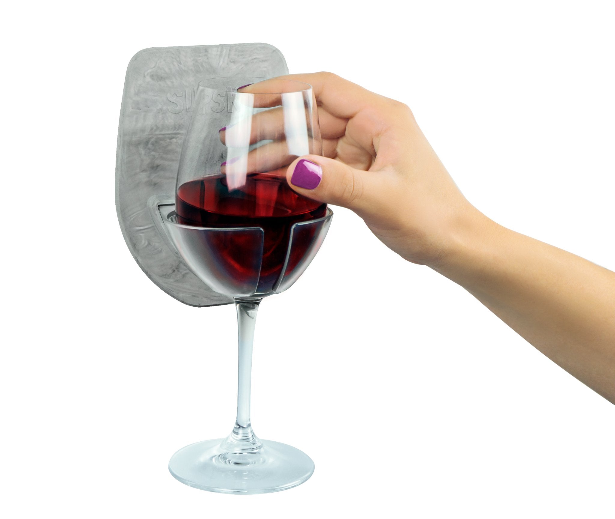 Sipski Shower Wine Holder - Marble | Zigeze