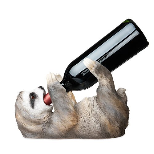 Sloth Single Wine Bottle Holder, Polyresin | Zigeze