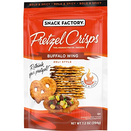 Snack Factory Buffalo Wing Pretzel Crisps | Zigeze