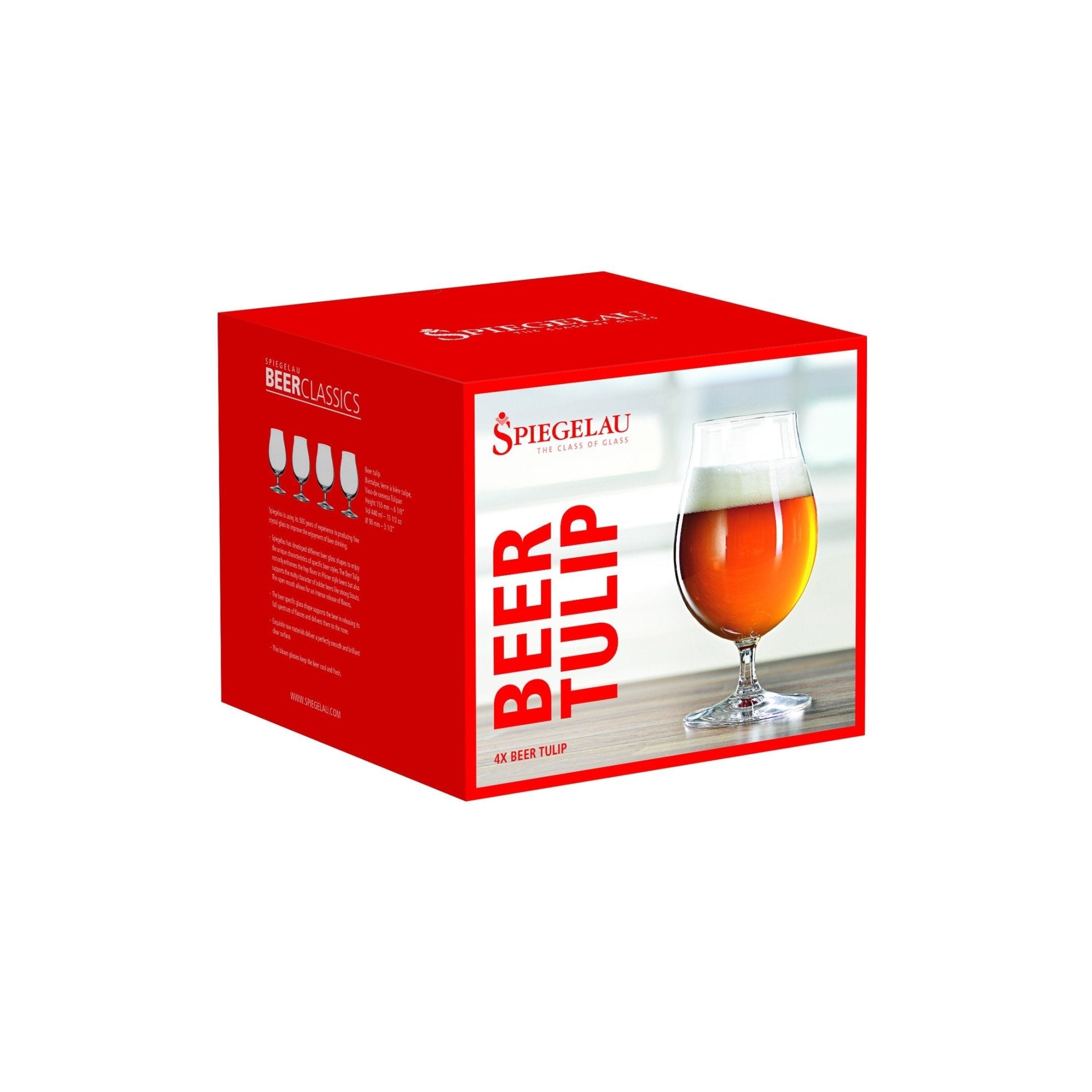 Spiegelau 15.5 oz Beer Tulip Glass (Set of 4) | Zigeze