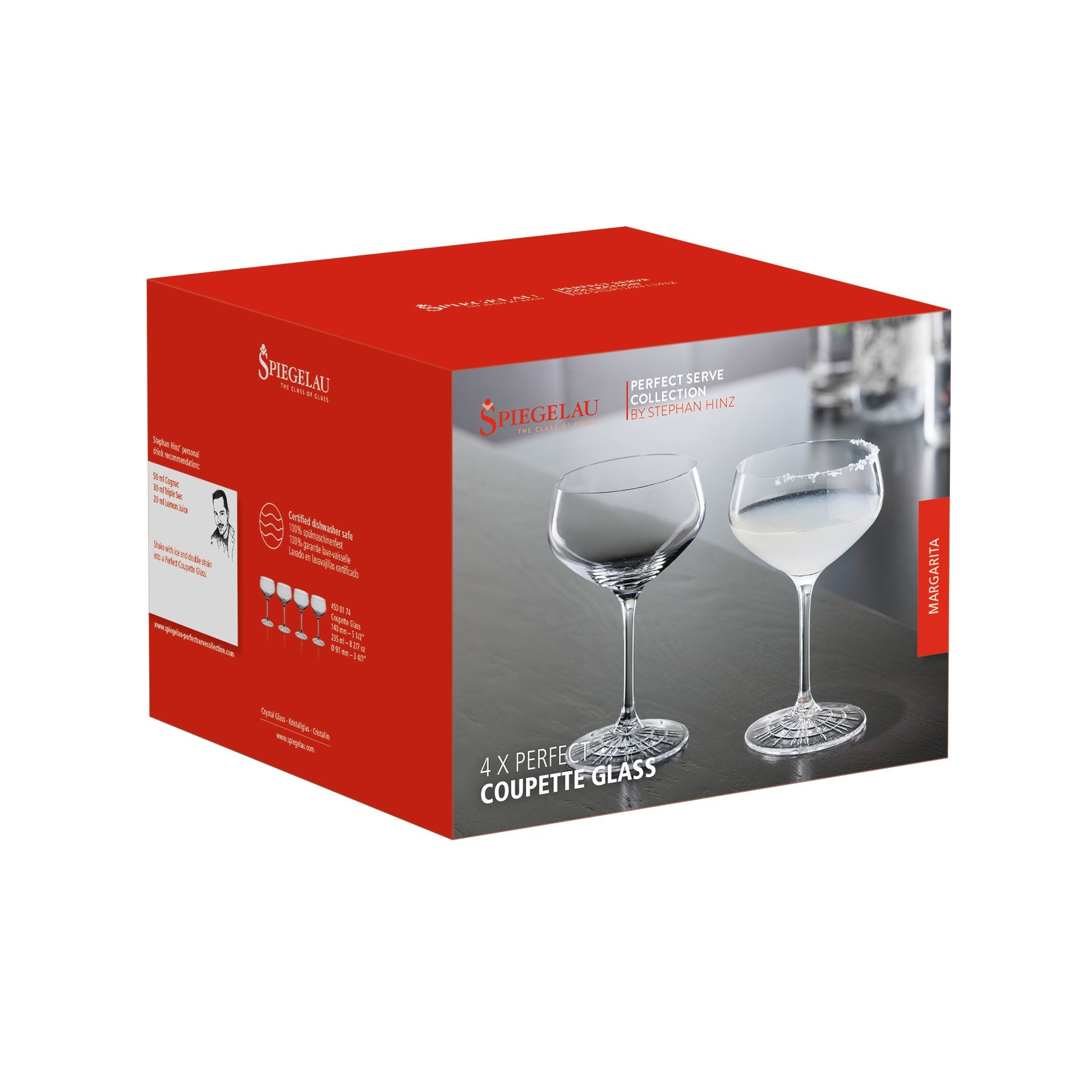 Spiegelau 8.3 oz Perfect Coupette Glass (Set of 4) | Zigeze