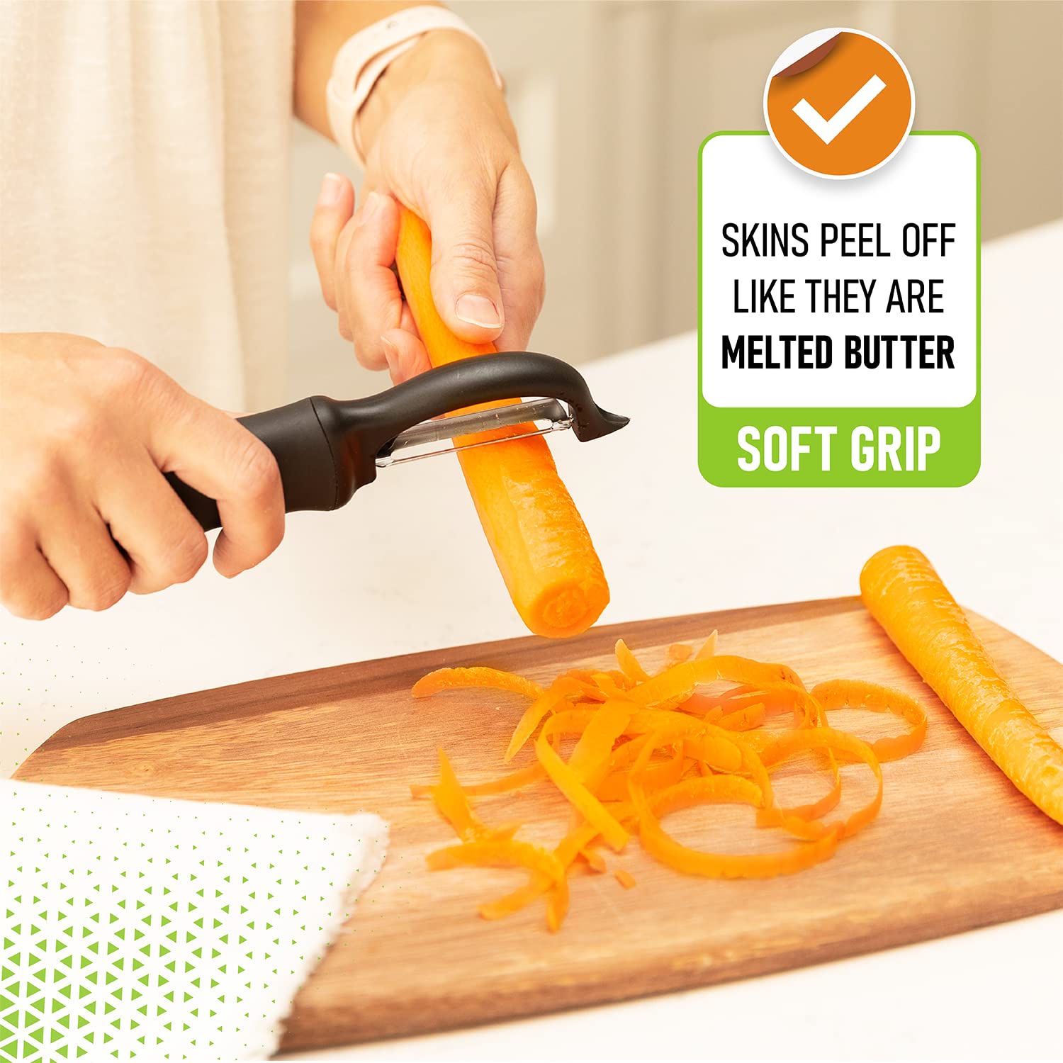 Spring Chef Premium Swivel Vegetable Peeler | Zigeze