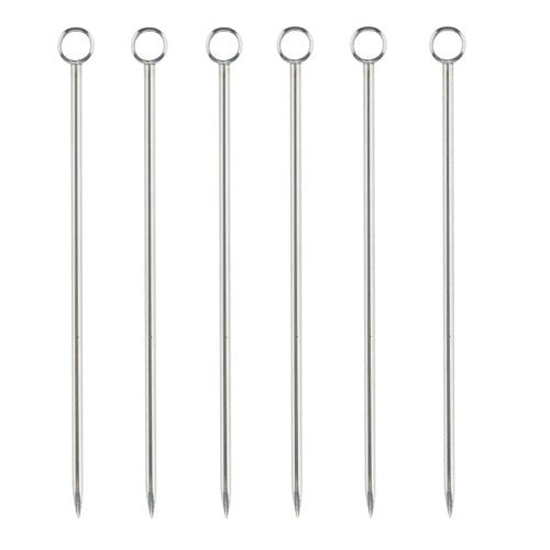 Stainless Steel Cocktail Picks, Set of 6 | Zigeze