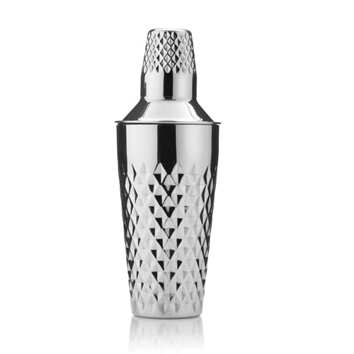 Stainless Steel Faceted Cocktail Shaker | Zigeze