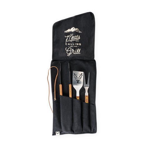 Stainless Steel Grilling Tools, 3 - Piece Set | Zigeze