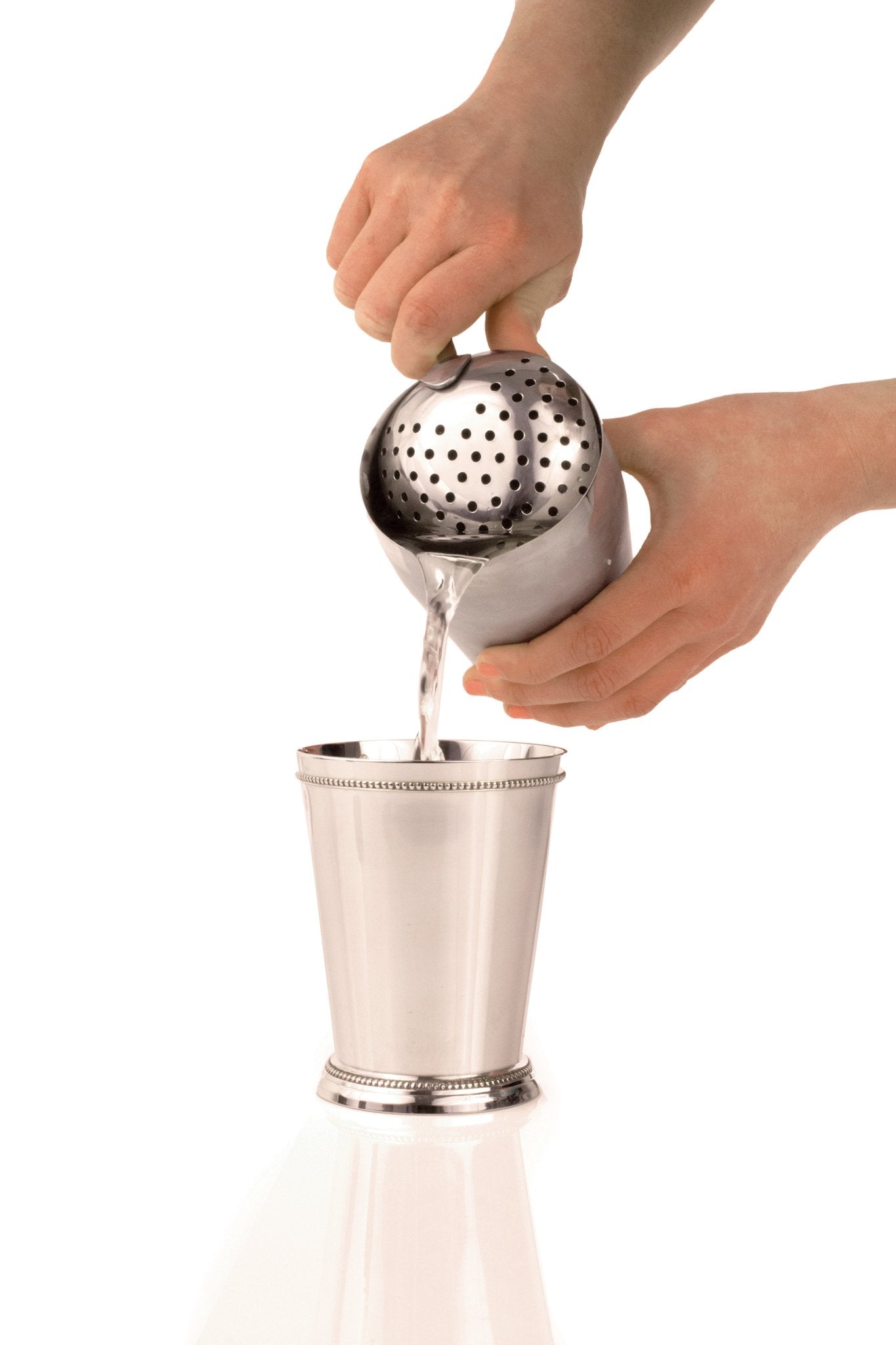 Stainless Steel Julep Strainer for Standard Mixing Glass | Zigeze