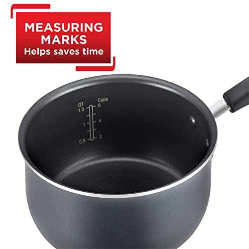 T - fal Signature Nonstick 3 - Quart Saucepan | Zigeze