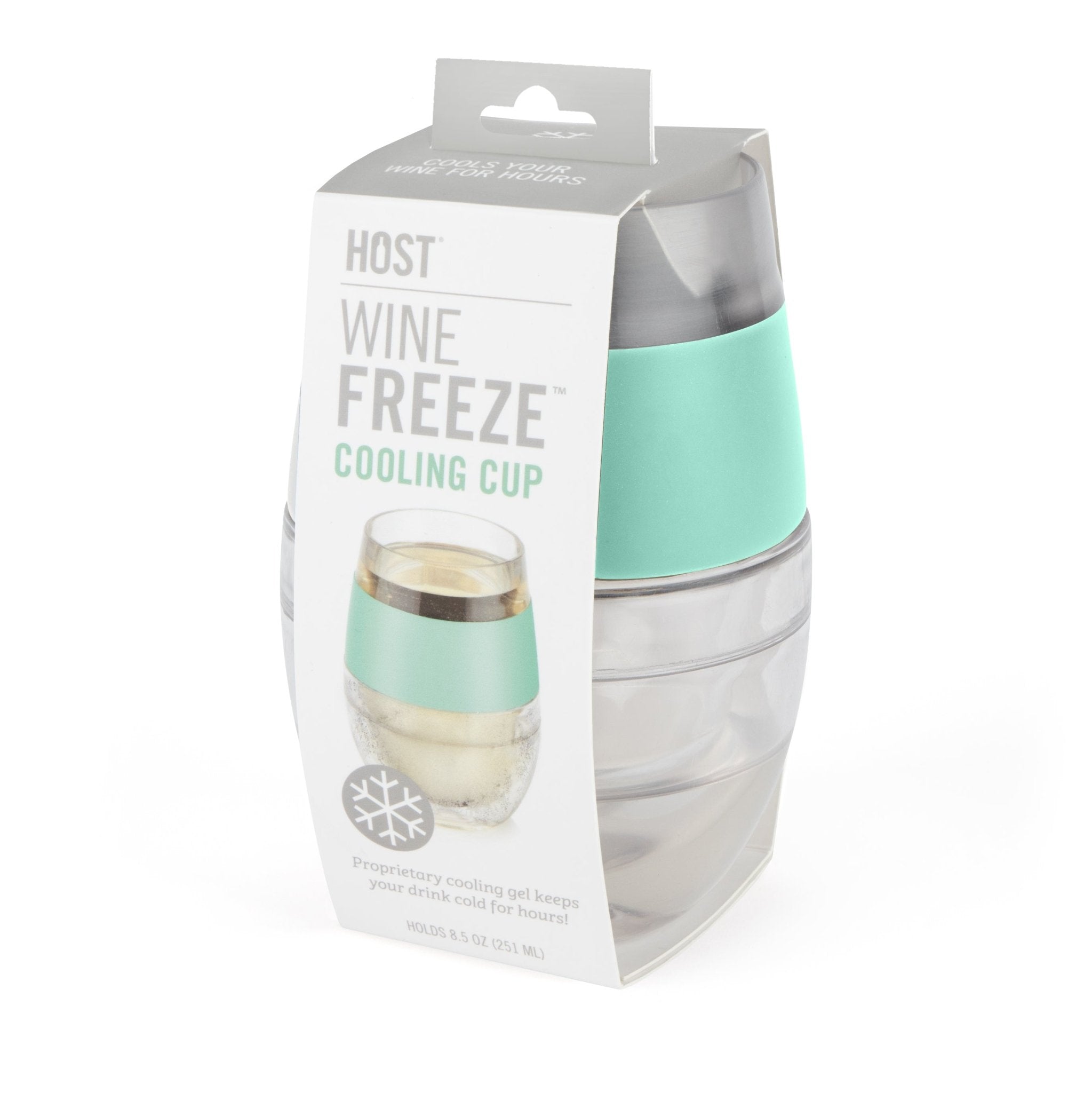 Wine Freeze Cooling Cup in Mint (1 pack) | Zigeze