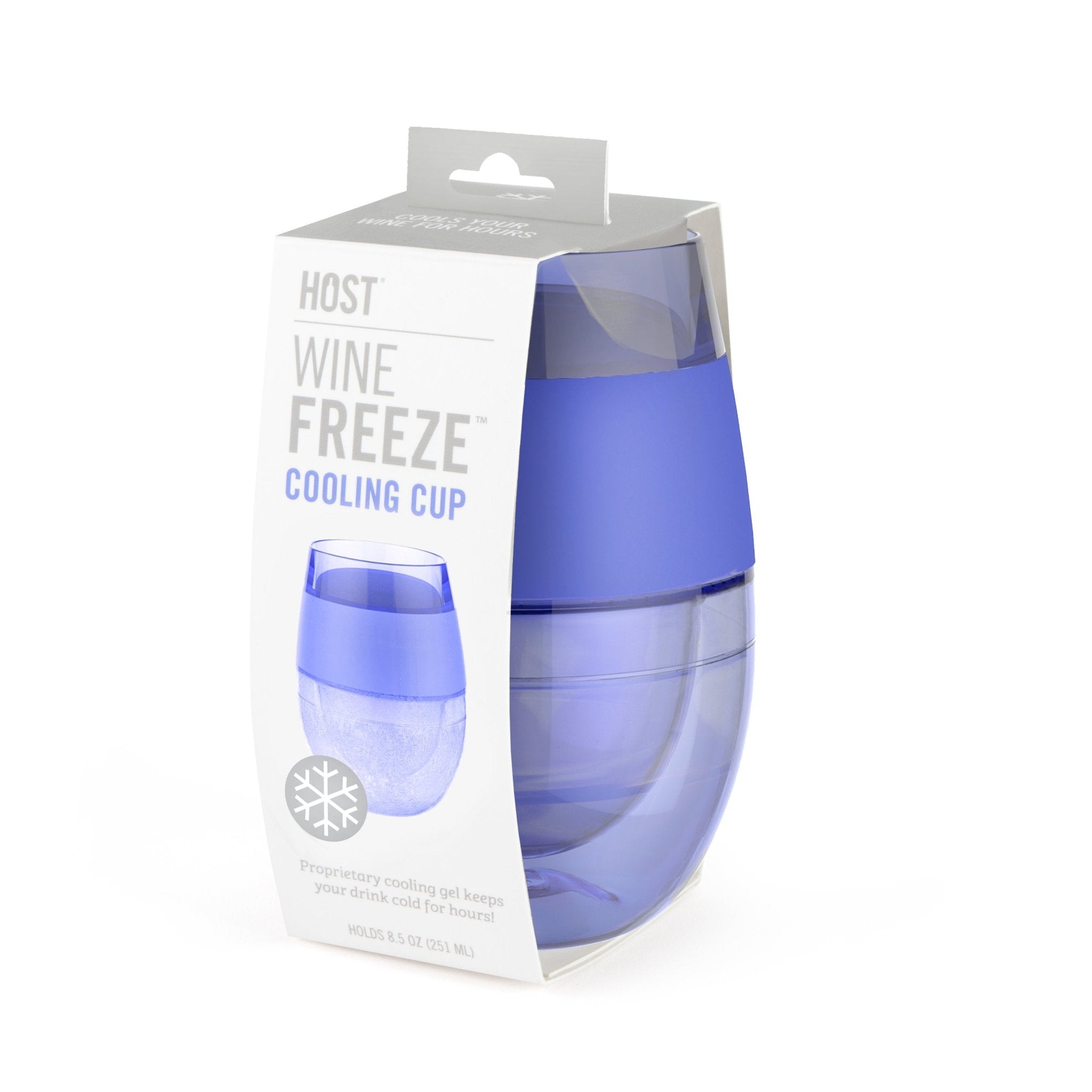 Wine Freeze Cooling Cup in Translucent Purple | Zigeze