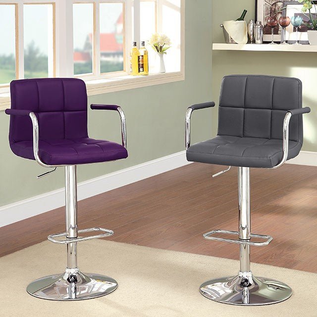 Witmer Gray Adjustable Swivel Stool | Zigeze