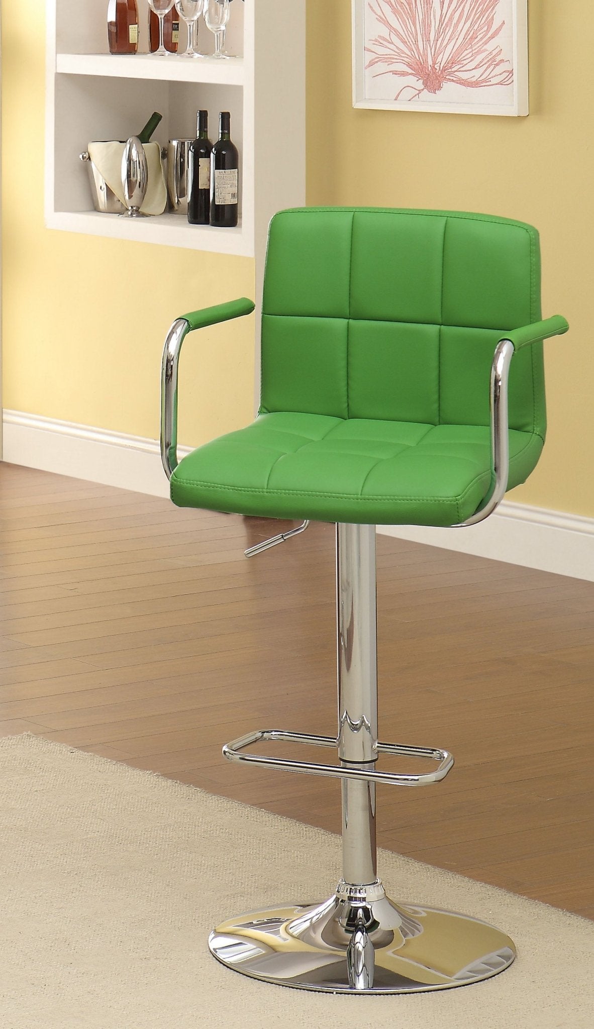 Witmer Green Adjustable Swivel Stool | Zigeze