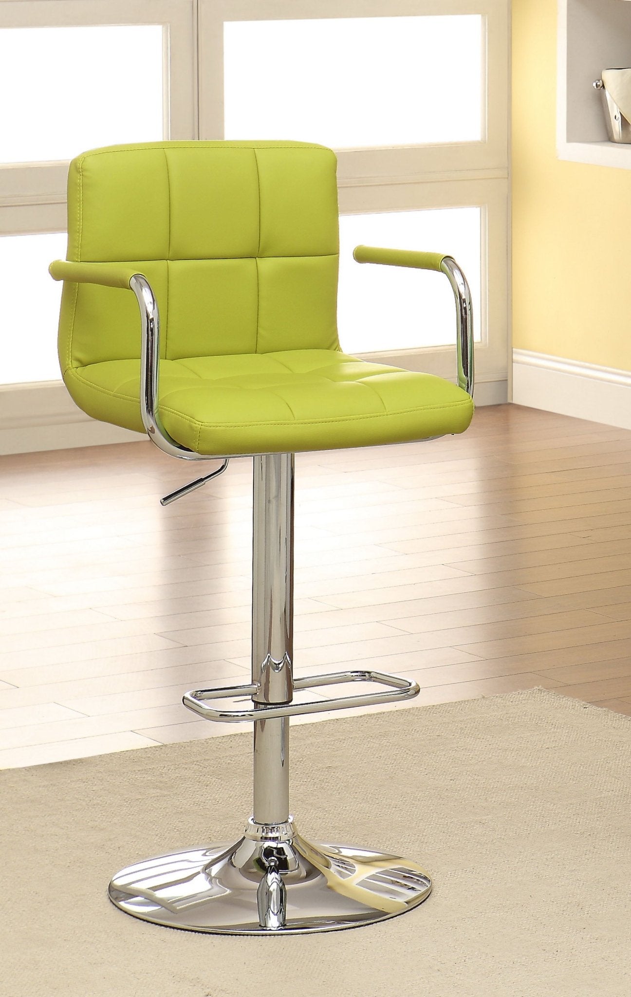 Witmer Lime Height Adjustable Swivel Stool | Zigeze