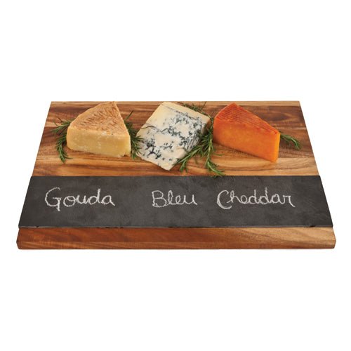 Wood with Slate Board with Soapstone Chalk | Zigeze