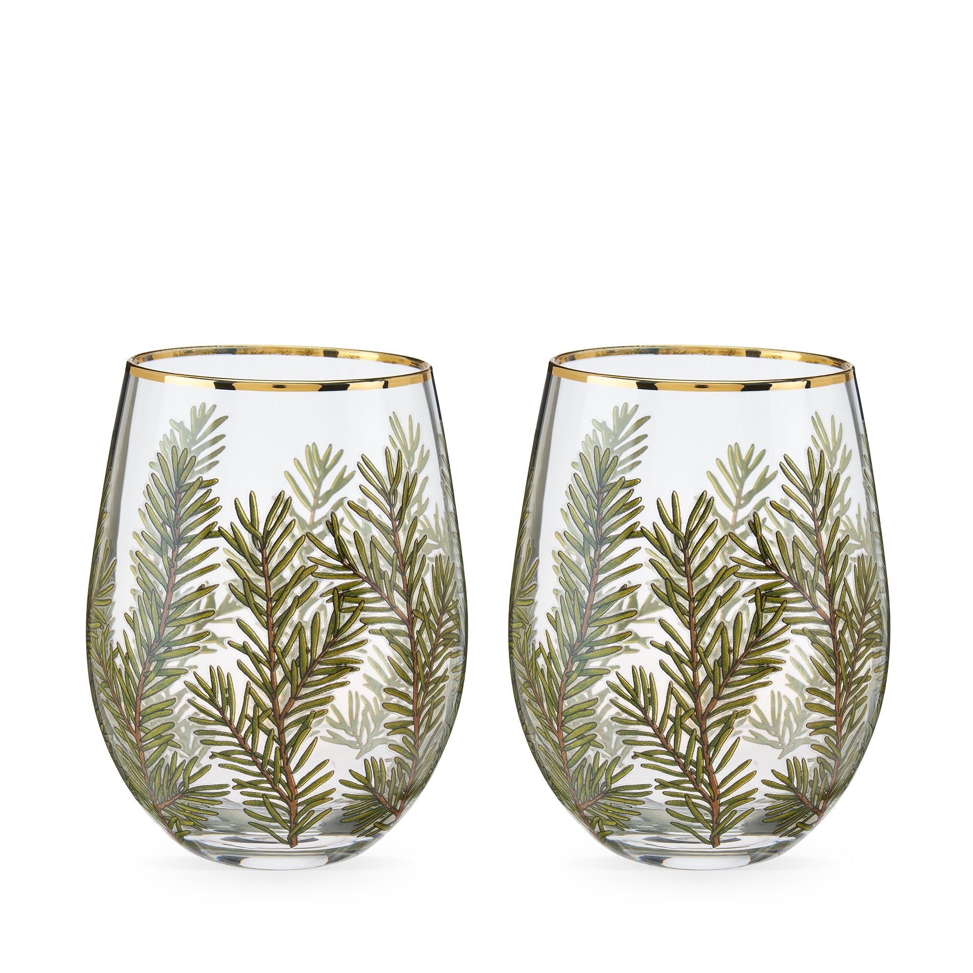 Woodland Stemless Wine Glass Set | Zigeze