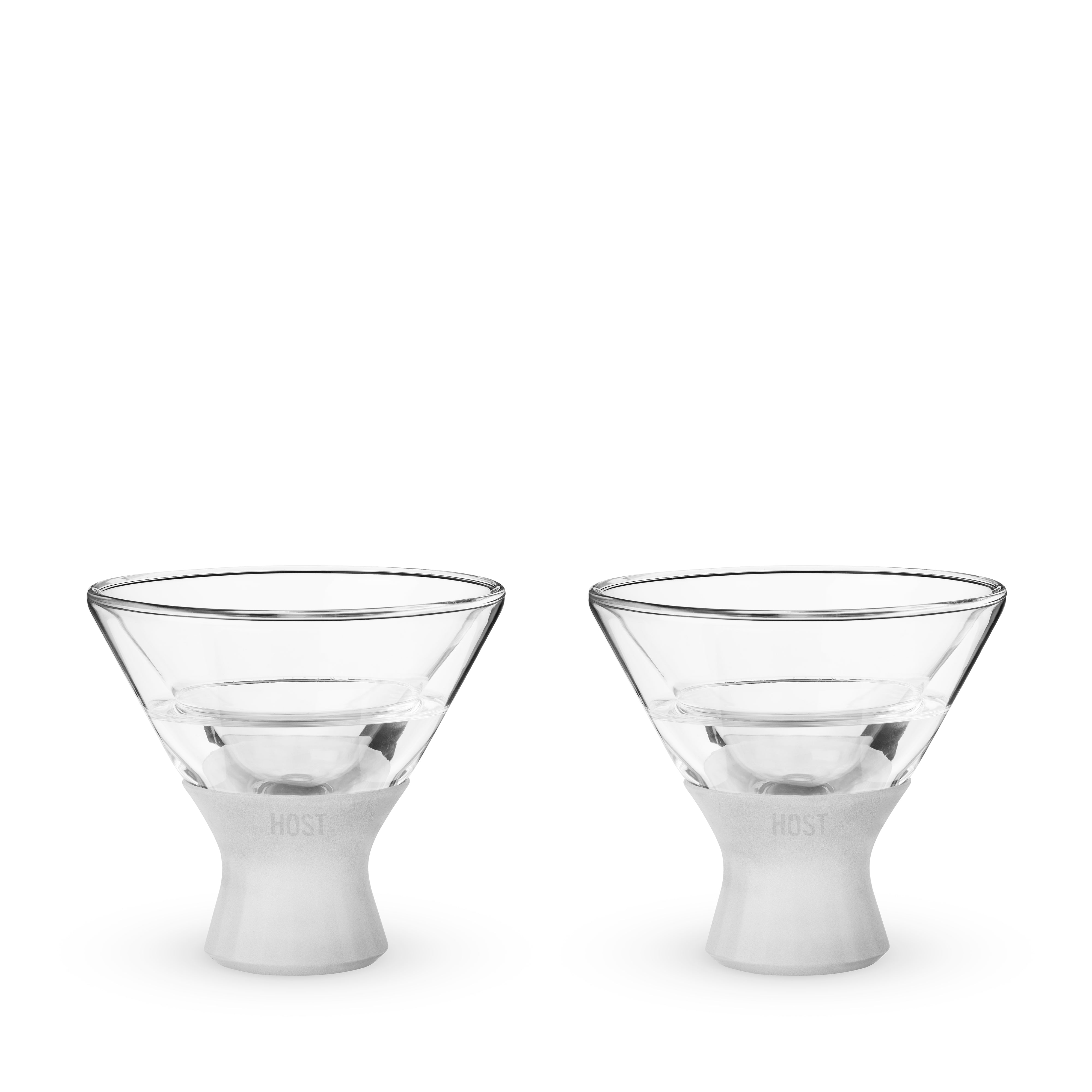 Glass Freeze Martini Glass (set of two) 