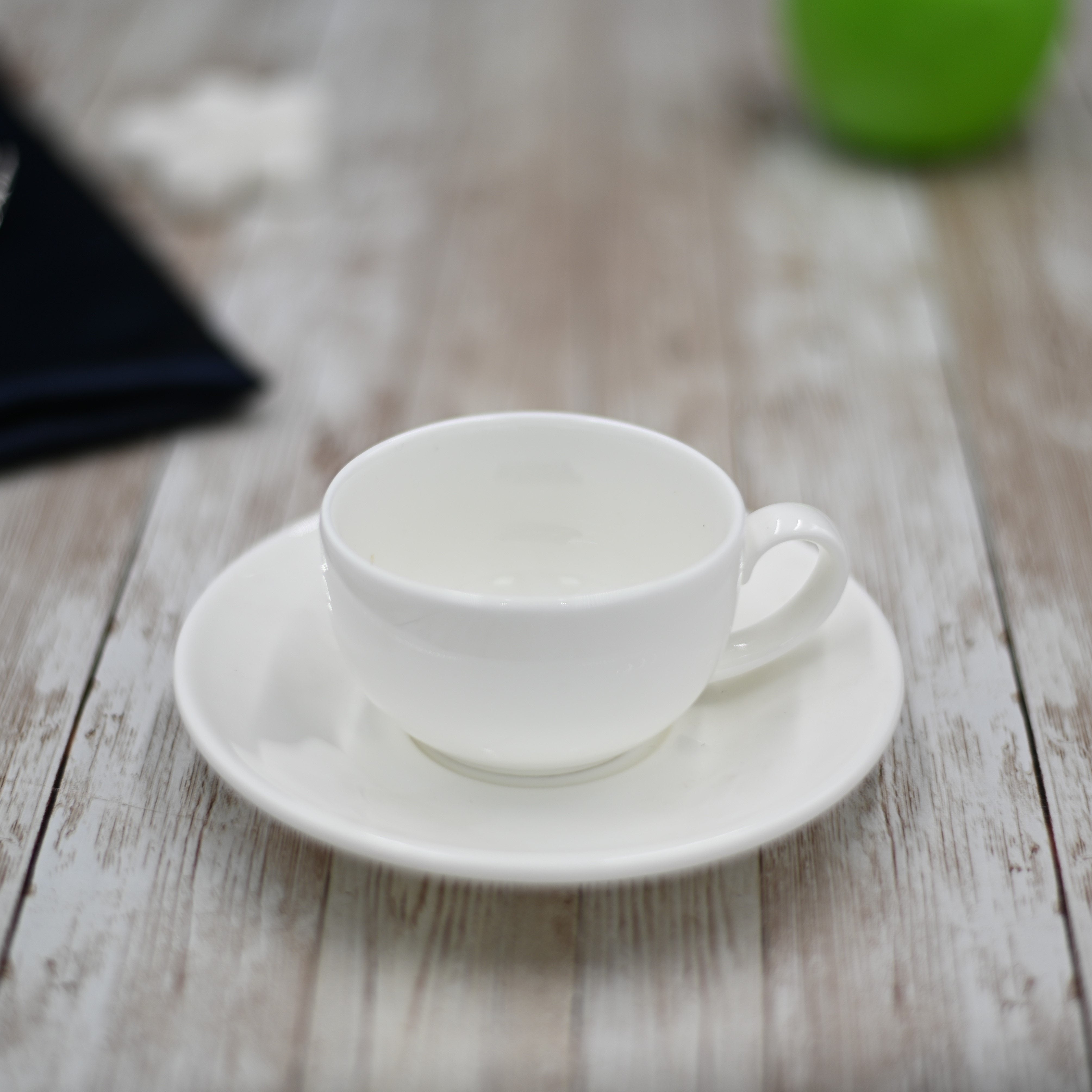 Fine Porcelain Cupand Saucer, Set of 6