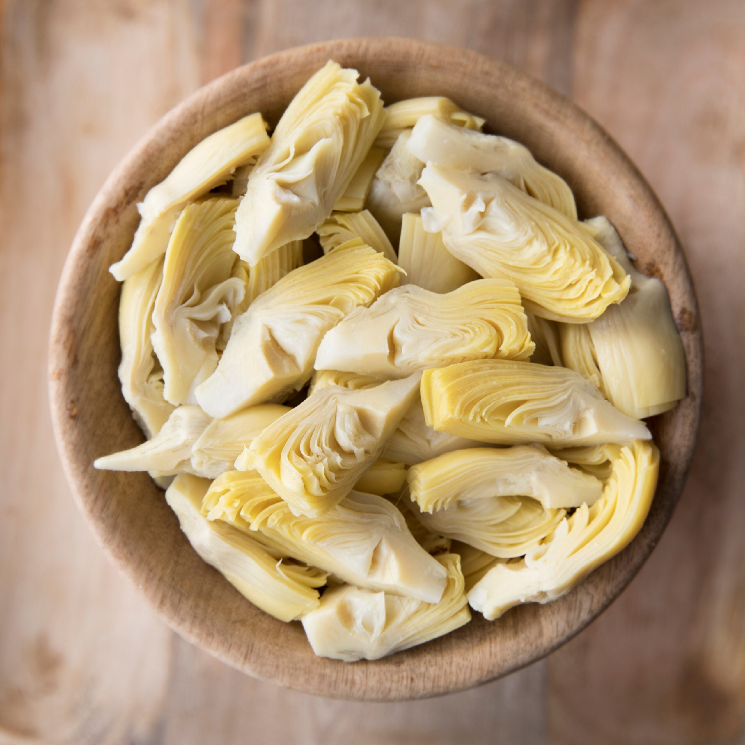 Bowl of Canned Artichokes