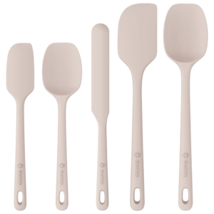 ChefAide 5 Pieces Silicone Spatulas Set
