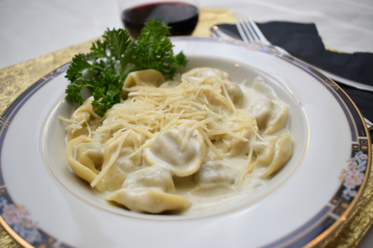 Tortellini with Gorgonzola Sauce
