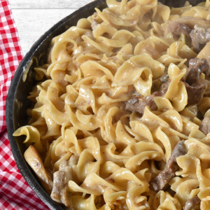 Slow Cooker Beef Stroganoff