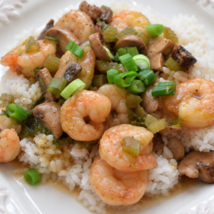 Cajun Shrimp and Mushrooms