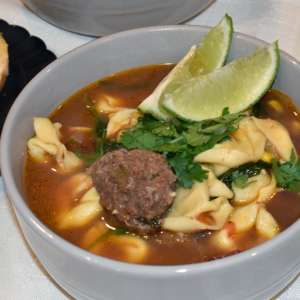 Mexican Meatball Soup
